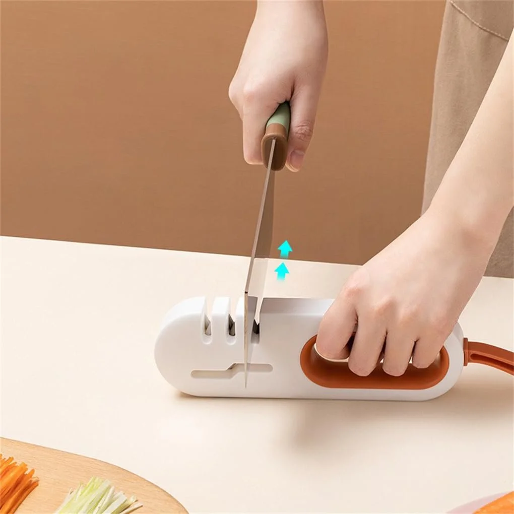 Точильний камінь настільний професійний для кемпінгу та барбекю Білий, фото №7