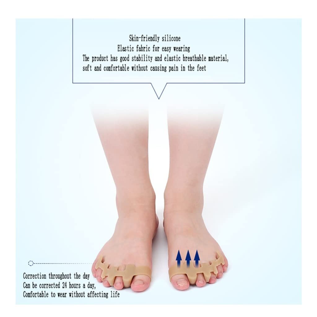 Коректор для великого пальця стопи CAZARU Силіконовий М’який Роздільник для пальців ніг Вальгусна шина, фото №6