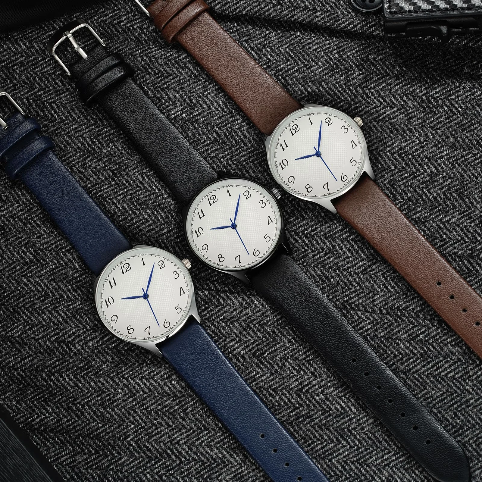 Мужские часы CIVO Классический A-3 Коричневый ремешок, фото №6 Мужские часы CIVO Классический A-3 Коричневый ремешок, фото №6