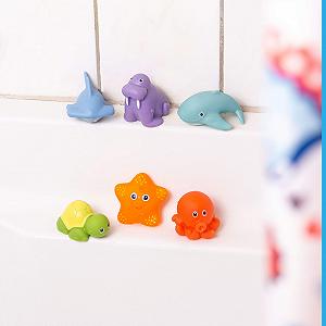 Игрушка для ванны Squirters Набор 6 штук synthetic.ua - Фото 1