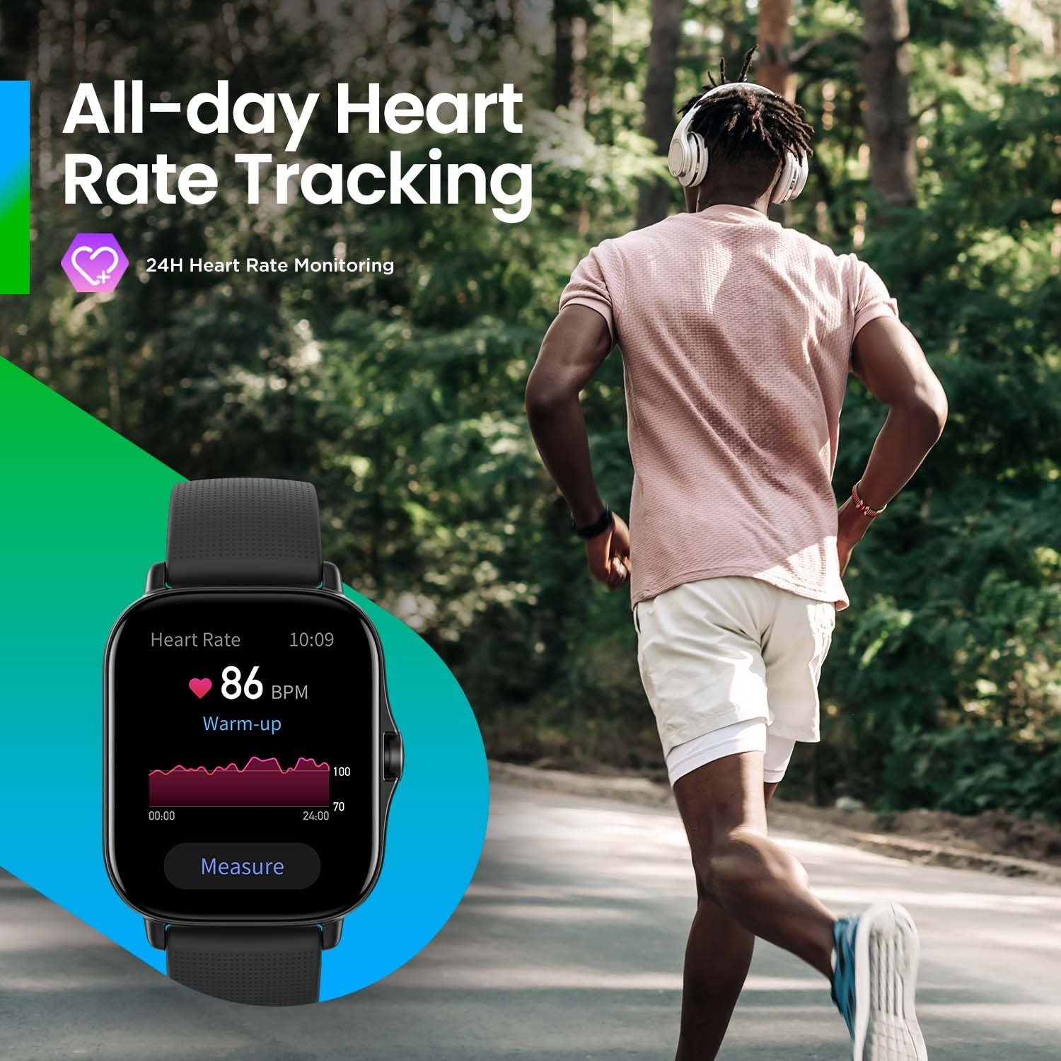 Смарт-годинник Amazfit GTS 2 з AMOLED-дисплеєм Always-on, Bluetooth-дзвінками, 3 ГБ пам'яті для музики, спортивний годинник з 90 спортивними режимами, моніторингом серцевого ритму та SpO2, Alexa, GPS, фото №3