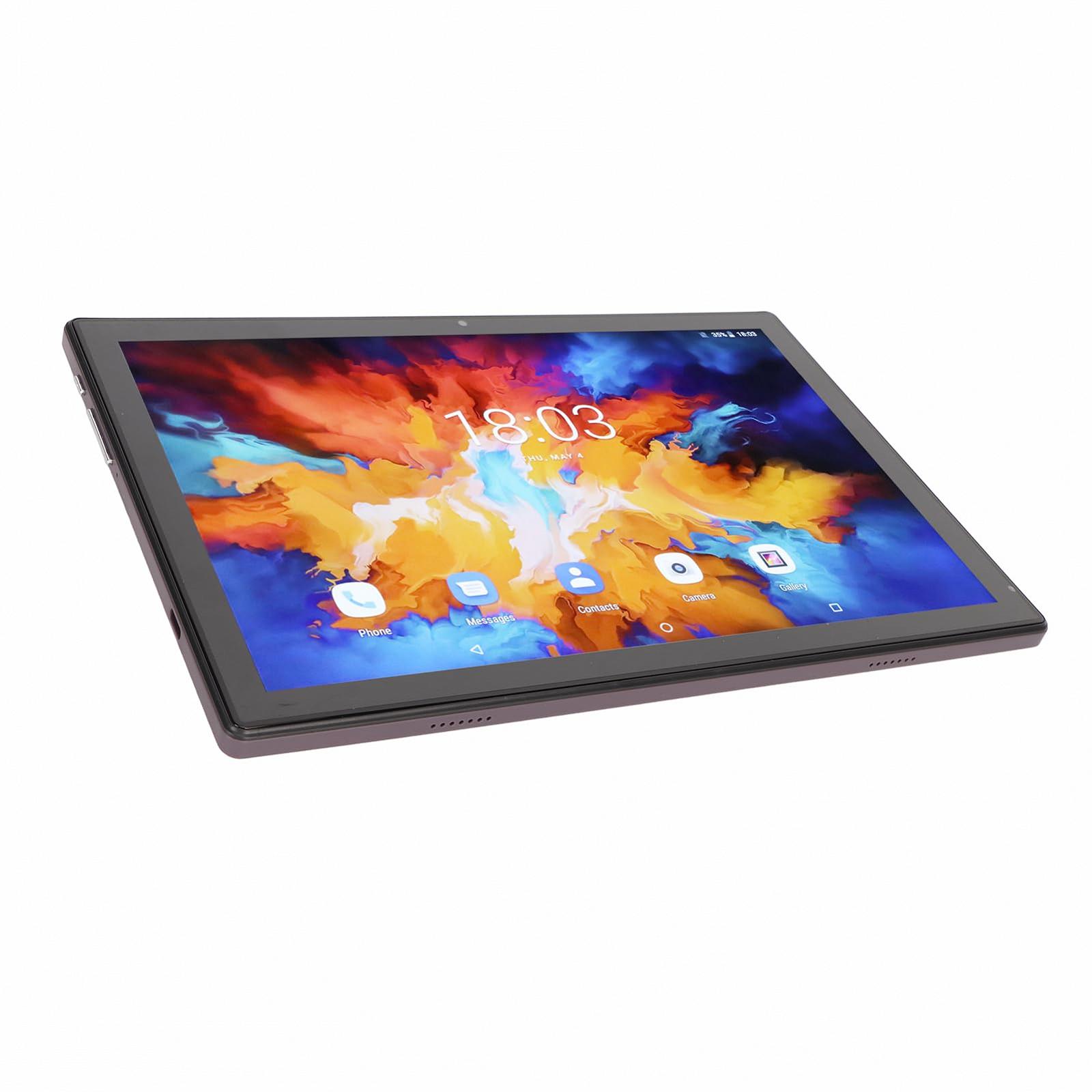 Планшет Plyisty 10,1 Дюйм 256 ГБ Память 12 ГБ RAM Окта-Ядерный Процессор Full HD Сенсорный Экран GPS 8800 мАч Две Камеры Фиолетовый, фото №1
