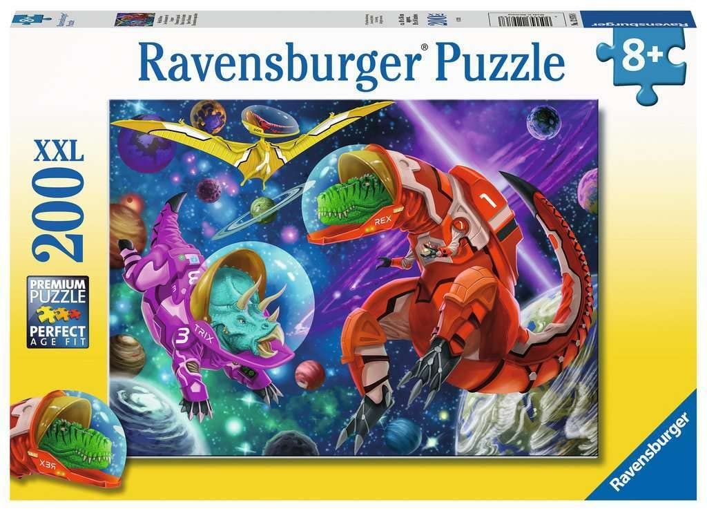 Детский пазл Ravensburger Space Dinos 12976 200 деталей XXL 8+, фото №1