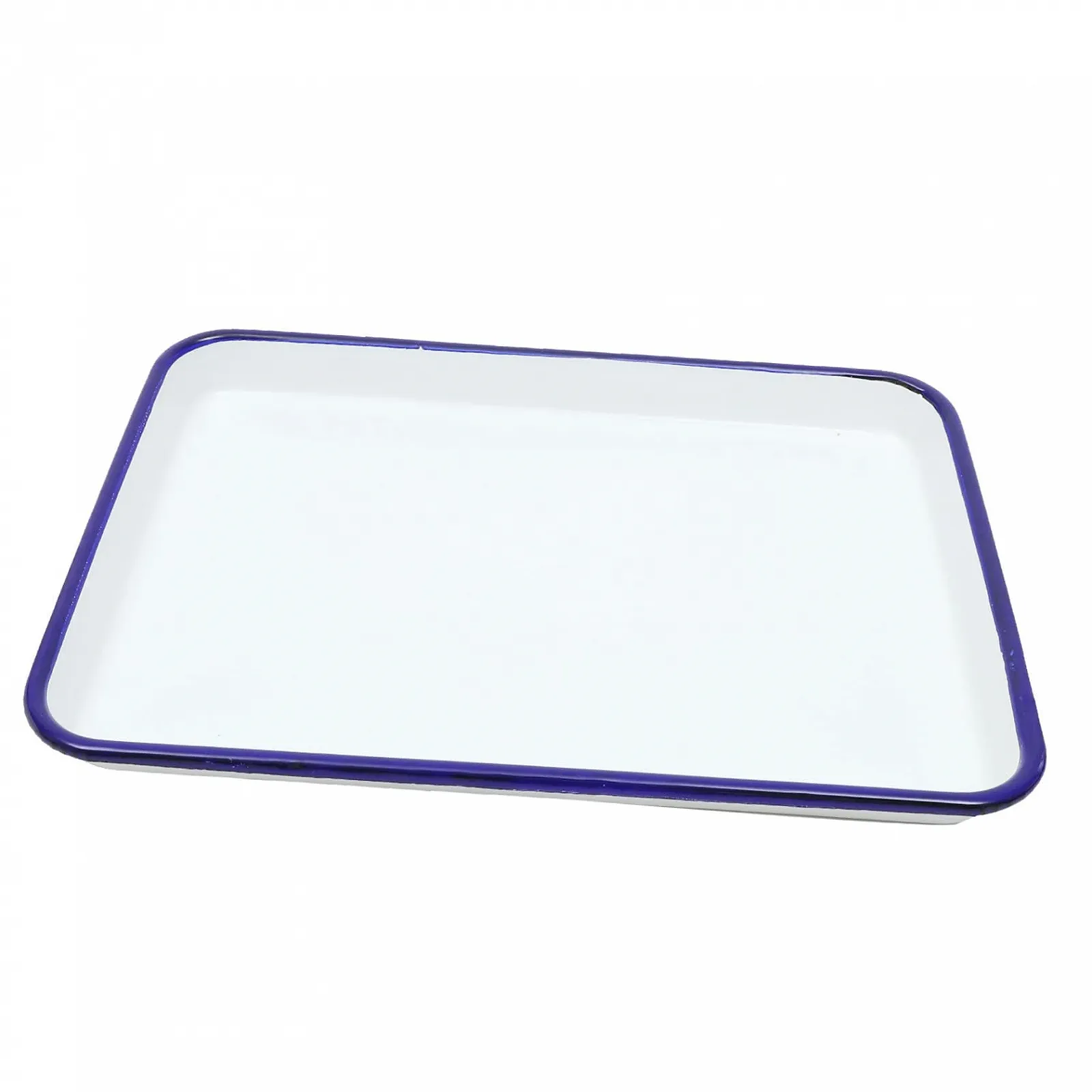 Форма для запекания TOYANDONA Retro Enamel прямоугольная эмалированная белая, фото №1