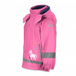 Дождевик Sterntaler Pony для девочек с внутренней курткой synthetic.ua - Фото 1