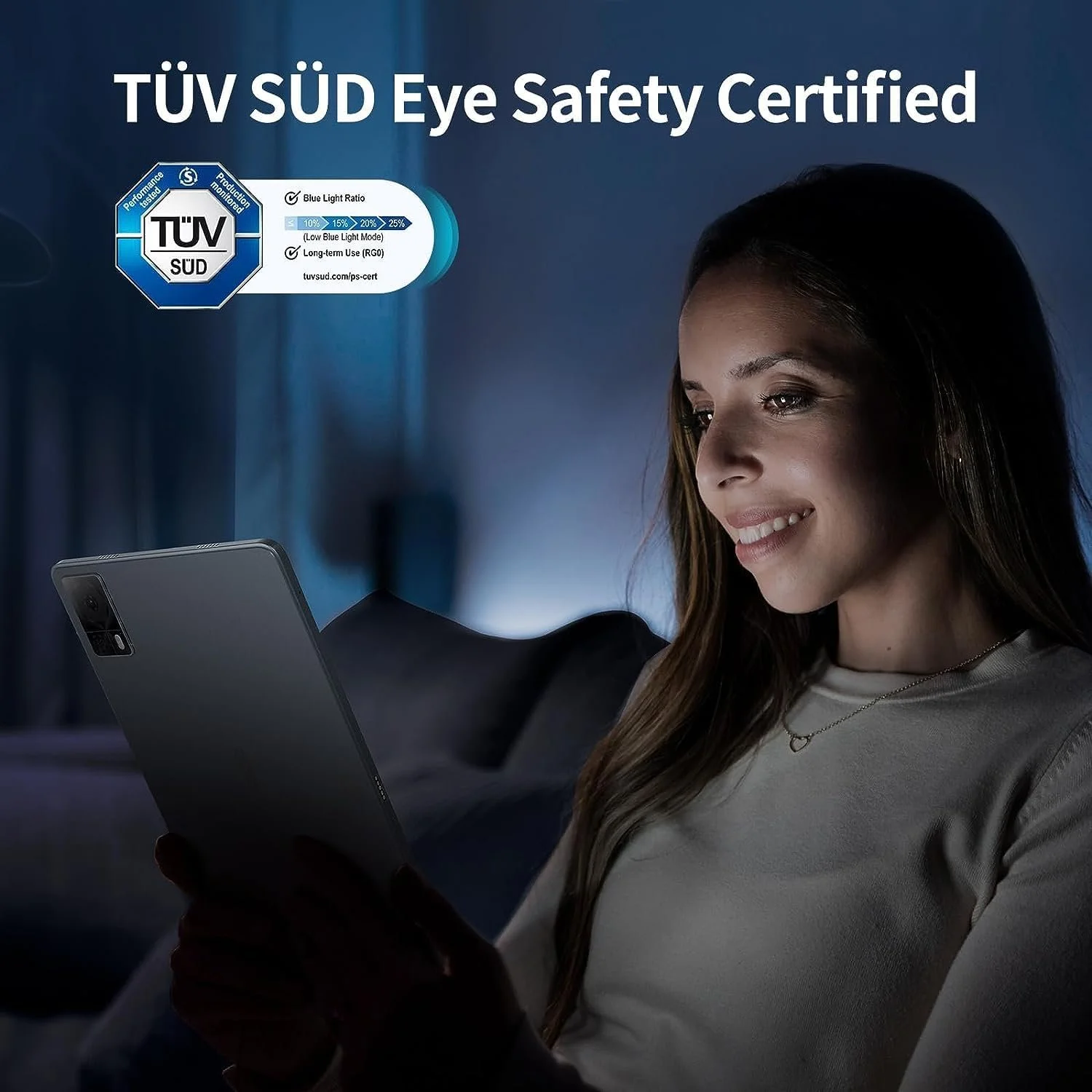 Планшет 10.4" 2K Doogee T20S 8+7/128Gb 4G 2-SIM 8 ядер Android 13 7500 mAh Чорний, фото №7