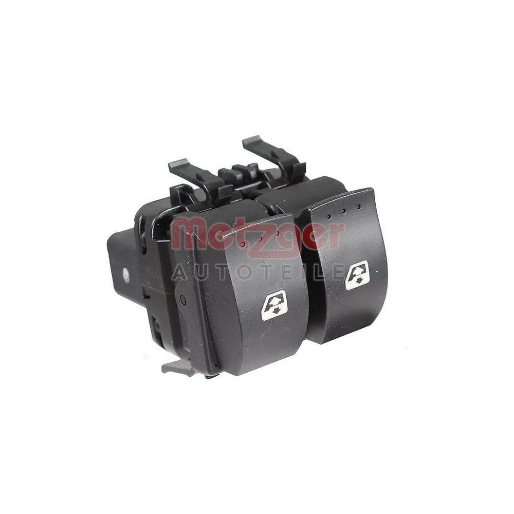 Перемикач склопідйомника METZGER 09161091 для RENAULT, зі сторони водія, передній, фото №1