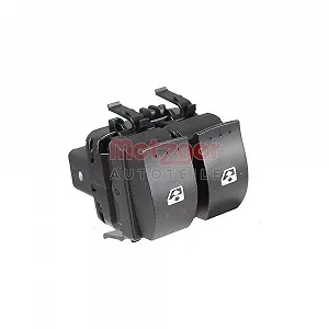 Перемикач склопідйомника METZGER 09161091 для RENAULT, зі сторони водія, передній - Фото 1