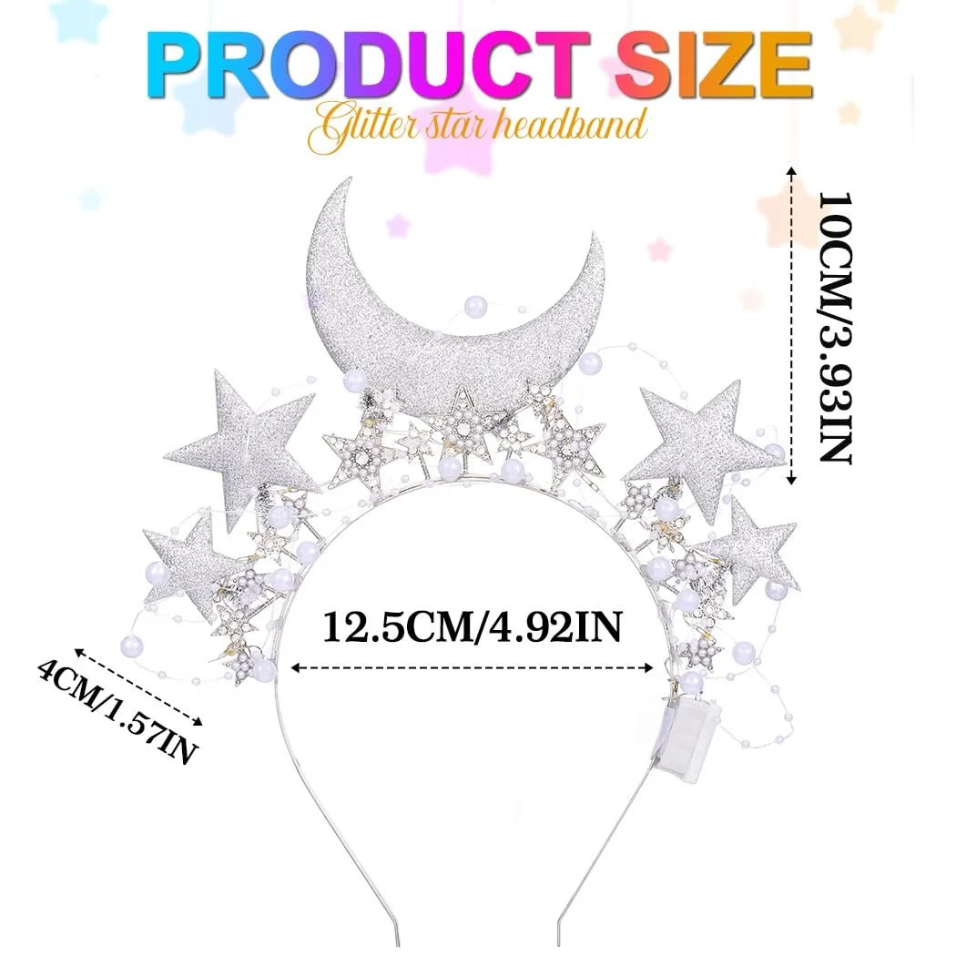 Обруч Рождественские огни Reaky Звезда, фото №6