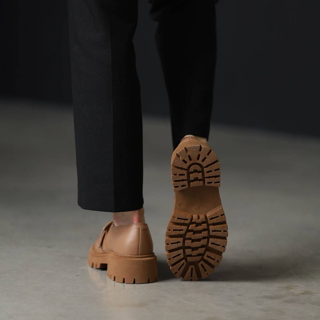 Туфлі жіночі шкіряні 4S 585046 Коричневі 36 37 38 39 40 41, фото №12