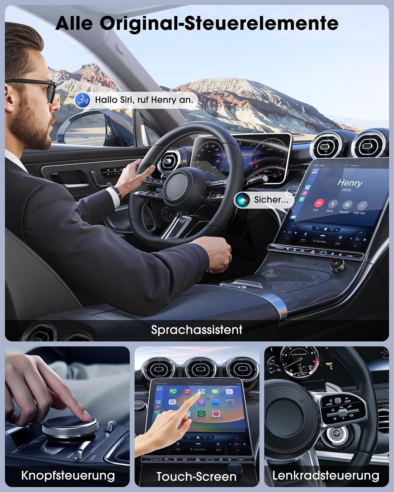 Адаптер Wireless CarPlay для iPhone 2025, фото №5