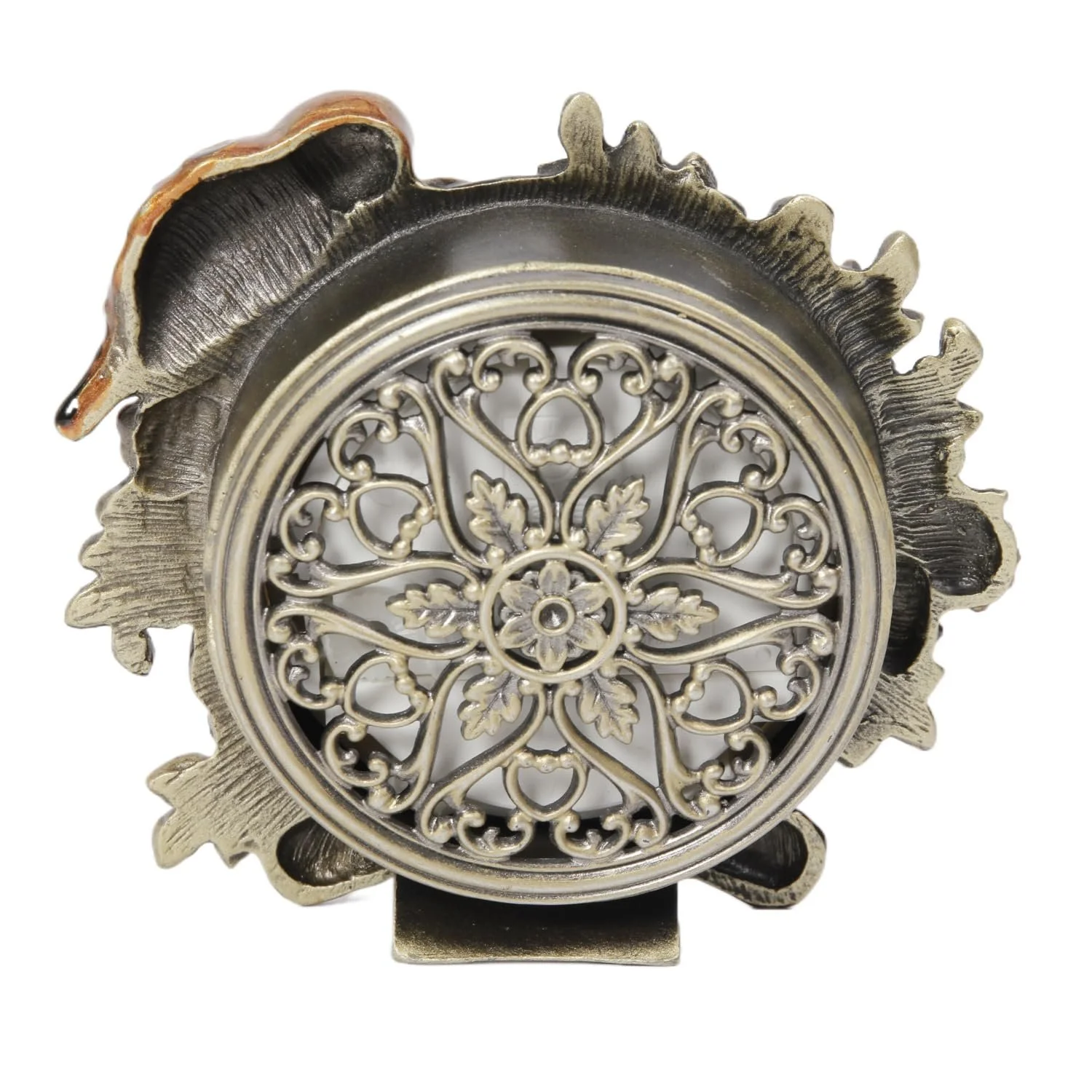 Настольные часы thewense Цветочные Декоративные Античное золото, фото №4