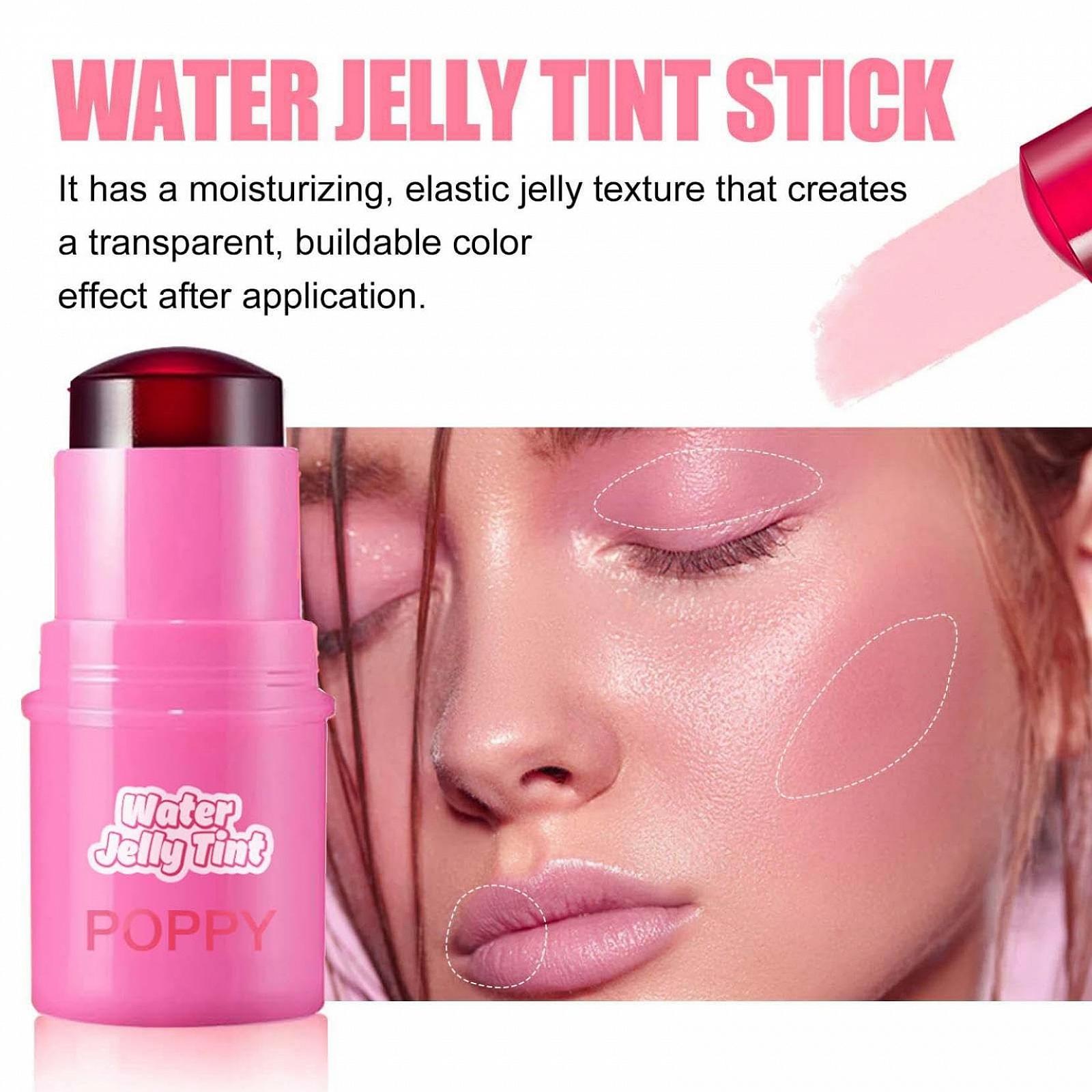 Помада Румяна Milk Cooling Water Jelly Tint Stick для Глаз (1, POOPY, 5 г), фото №5