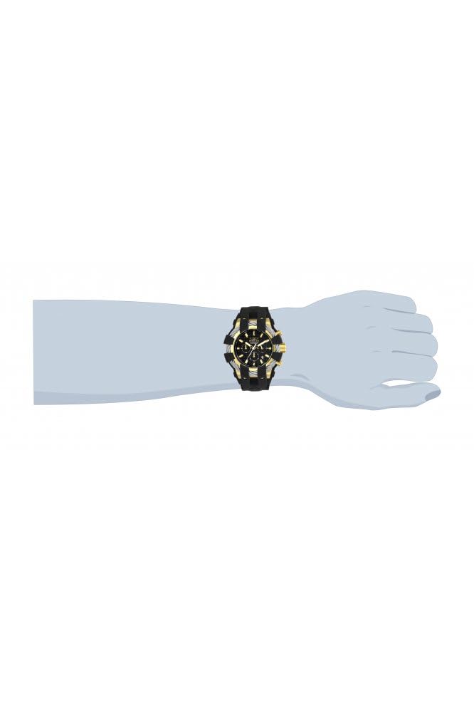 Чоловічий кварцовий годинник Invicta з силіконовим ремінцем 23860, фото №5
