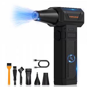 Портативний турбовентилятор THERAGUN U7Pro Turbo Jet Fan 150000 RPM Black - Фото 1