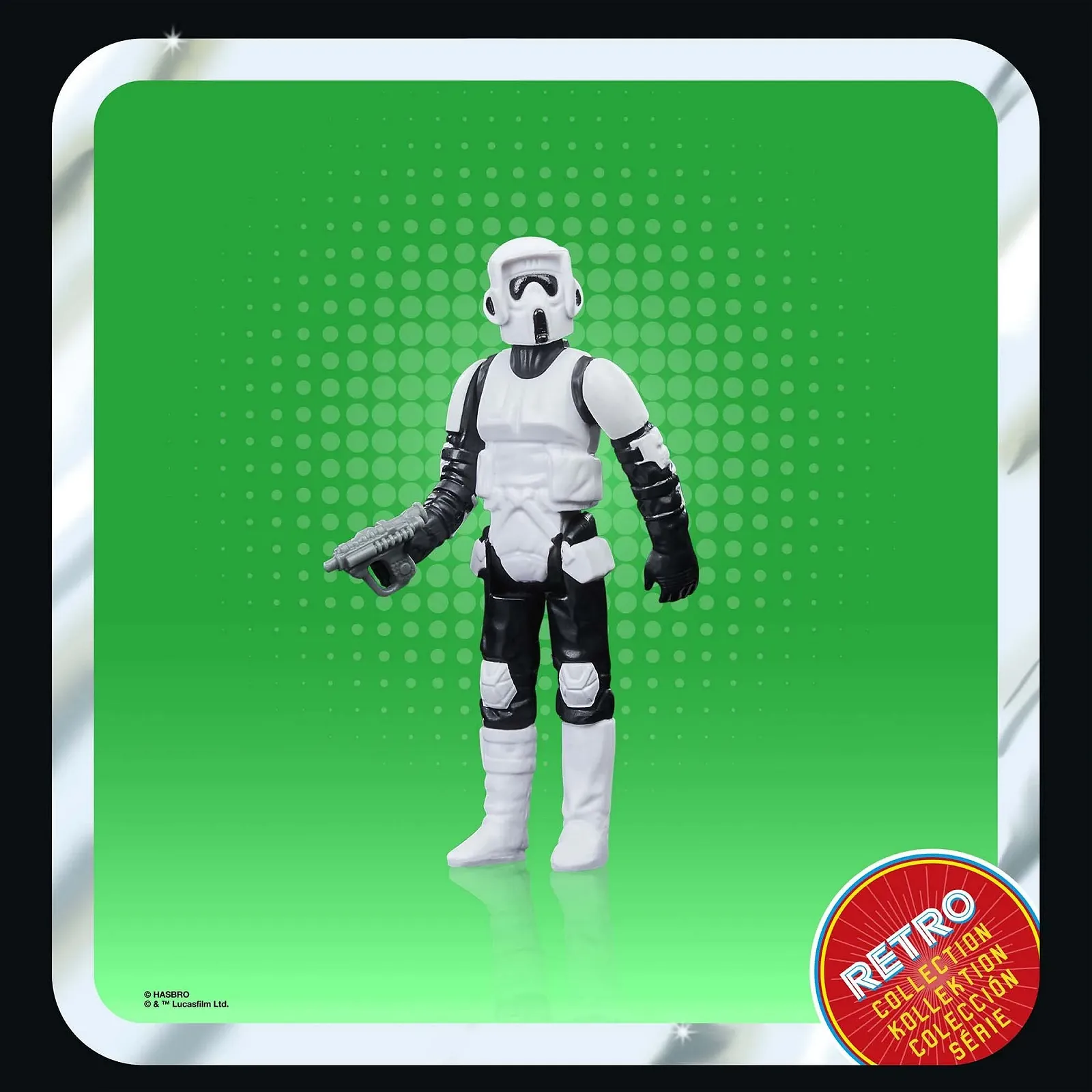 Коллекционная экшн-фигурка Star Wars Retro Collection Biker Scout 9.5 см Return of the Jedi Knights, фото №3