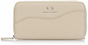 Кошелек Armani Exchange Essential Wave Тройной Серебряный Логотип Pisco, Pisco - Фото 1
