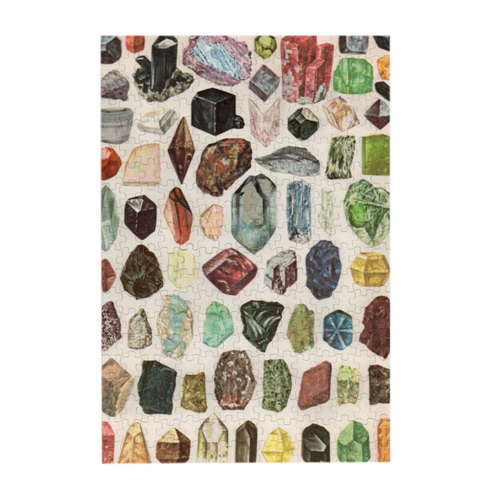 Пазл дерев'яний Vintage Geology Gemstone Crystal Minerals, 300 елементів, фото №3 Пазл дерев'яний Vintage Geology Gemstone Crystal Minerals, 300 елементів, фото №3