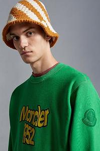 Джемпер Moncler Genius Logo Sweatshirt Green L synthetic.ua - Фото 1