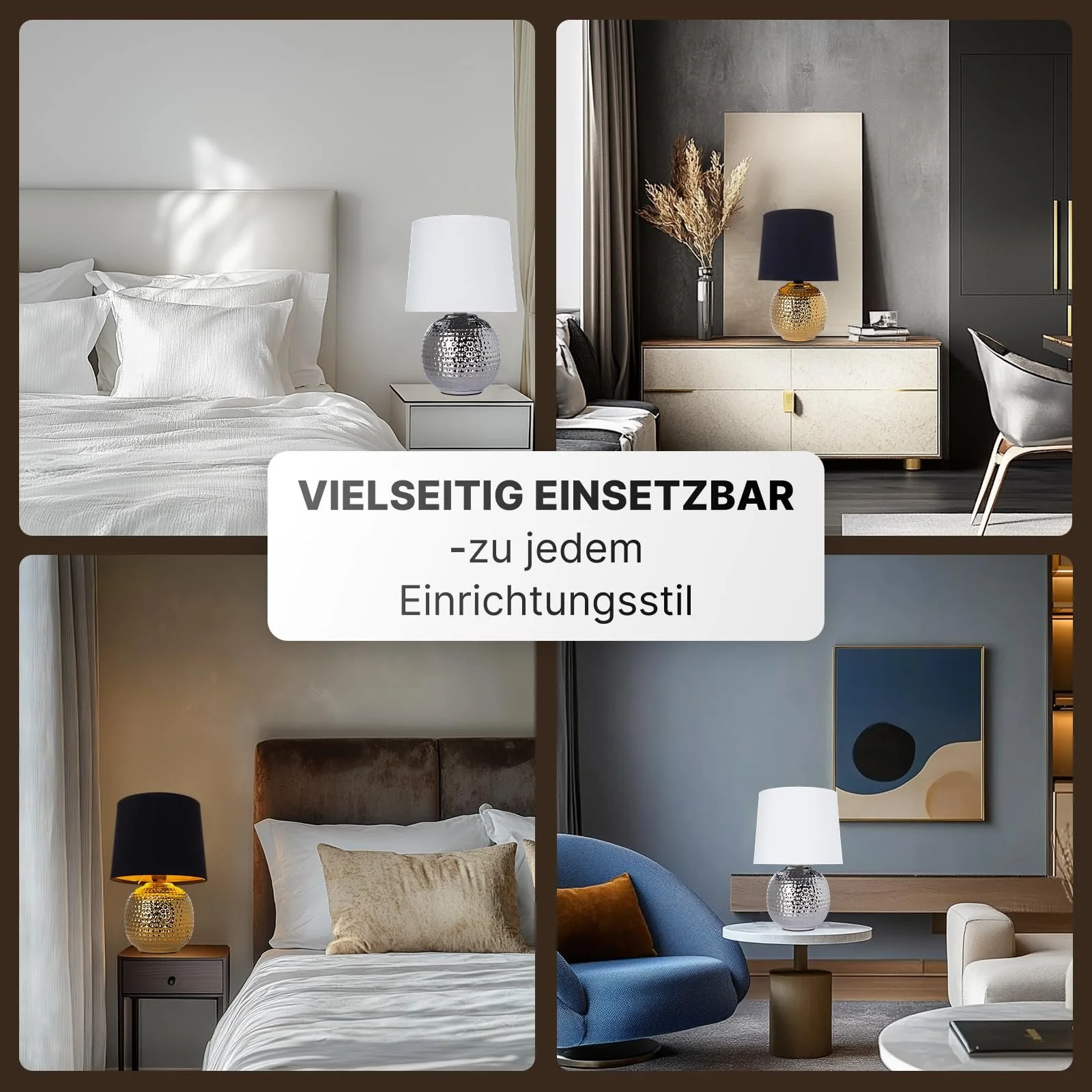 Настільна лампа LED ARTE LAMP Merga A4001LT-1CC димована хром білий текстильний абажур з кабелем, фото №3