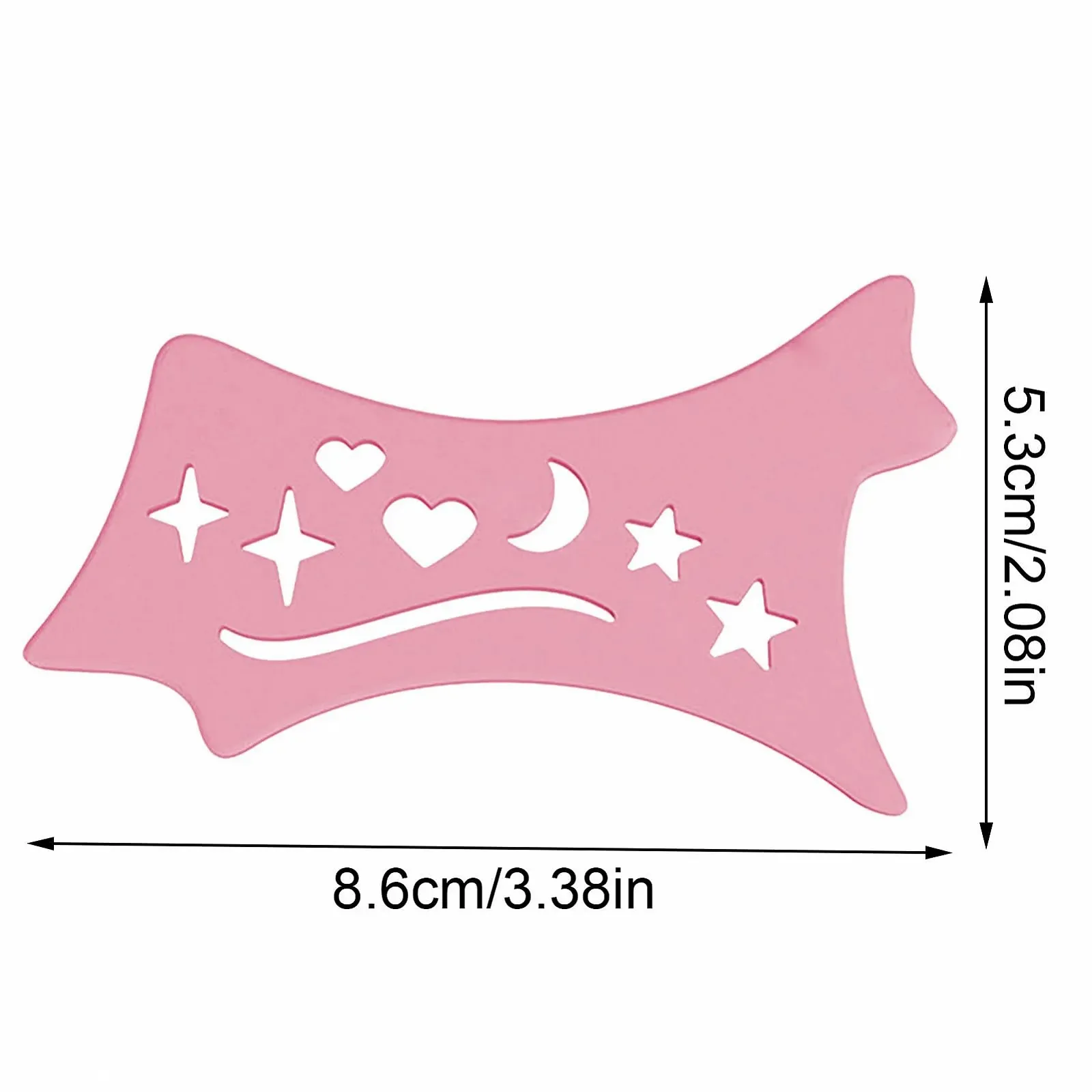 Инструмент для подводки глаз Moslalo Силиконовый Трафареты, фото №5