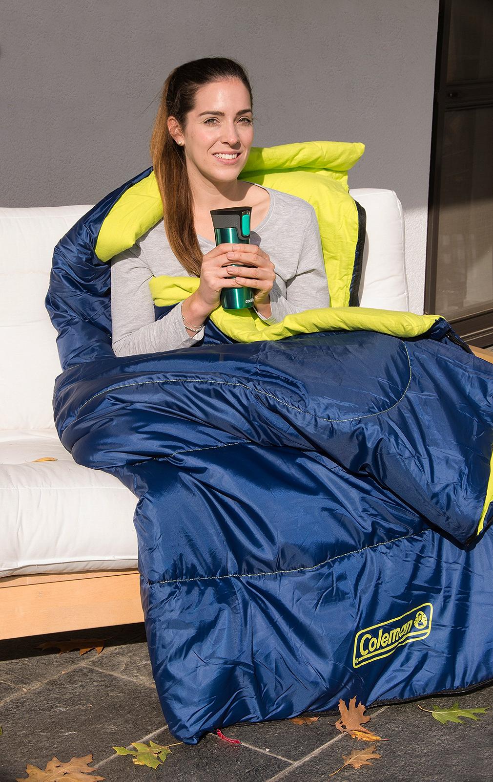 Спальный мешок Coleman Heaton Peak 220 экстрадлинный легкий для лета, фото №4