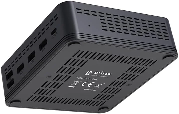Міні ПК Primux iox Mini PC M42 / Intel Celeron N4020C / RAM 4GB / SSD 128GB / Intel UHD Graphics 600 / 2 x HDMI / VGA / LAN / Wi-Fi / Bluetooth / Windows 11 / Чорний, фото №4