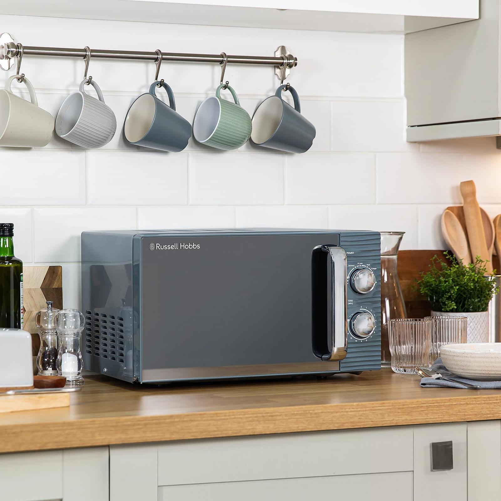 Микроволновая печь Russell Hobbs Inspire Solo RHM1731G 17 л 700 Вт Серая, фото №5 Микроволновая печь Russell Hobbs Inspire Solo RHM1731G 17 л 700 Вт Серая, фото №5