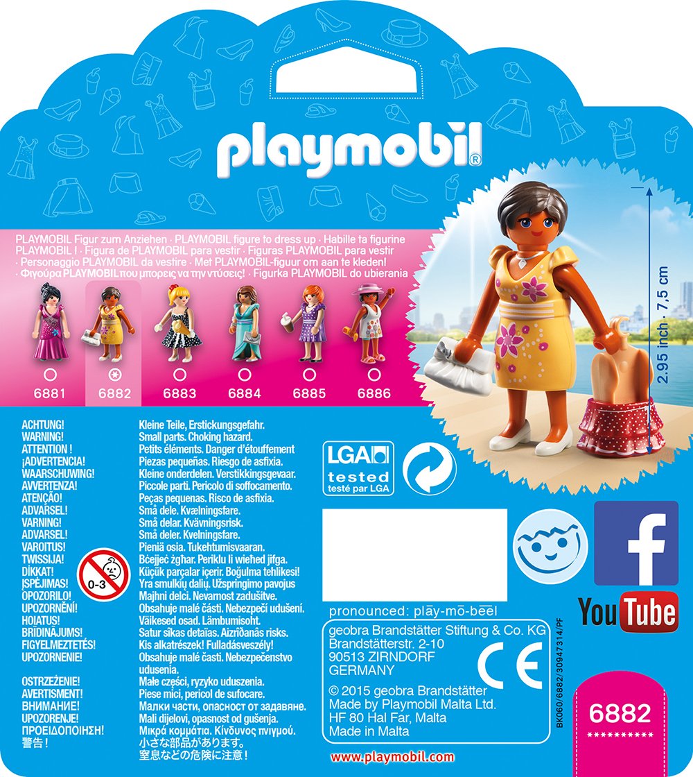 Фігурка Playmobil Fashion Girl 6882 Змінний костюм Літній, фото №3