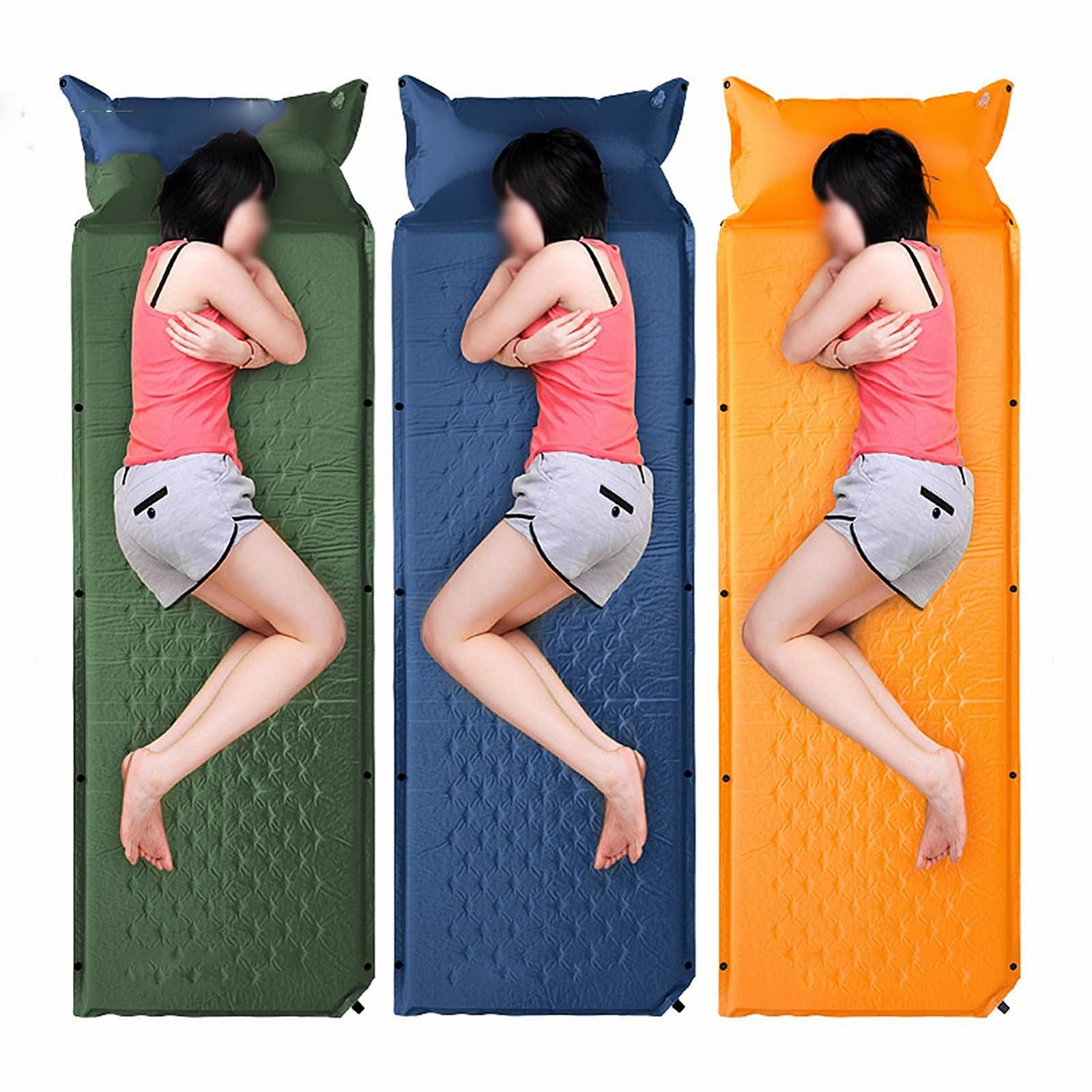 Матрац GGZONE Camping Inflatable Lightweight Foam Green, фото №4