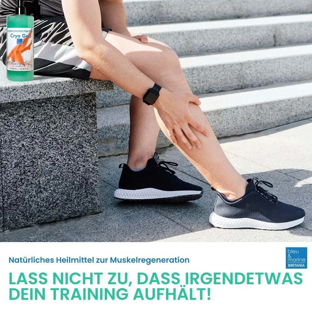 Охлаждающий гель Bleumarine Bretania Professional для тяжелых ног с эфирными маслами и растительными экстрактами 227 мл, фото №5 Охлаждающий гель Bleumarine Bretania Professional для тяжелых ног с эфирными маслами и растительными экстрактами 227 мл, фото №5