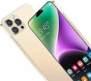 Смартфон QrZrQ i14Pro Max 6.1'' 2/16GB 4G 2-SIM 4-ядра Android10.1 Gold synthetic.ua - Фото 1