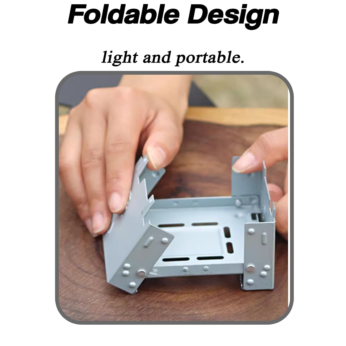 Печь Ulchter Klaparer Pocket 95 x 75 мм Кампинг, фото №5