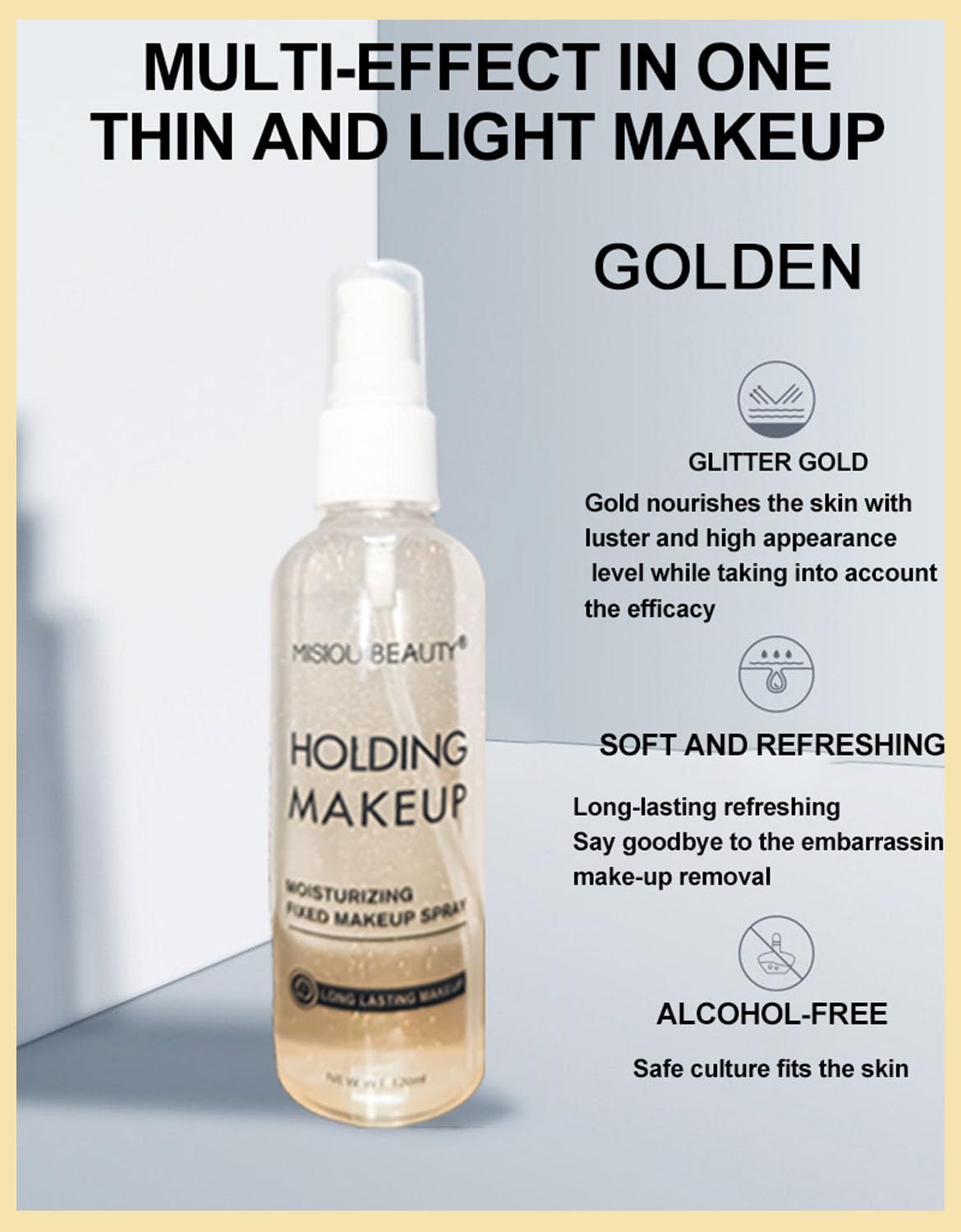 Фиксирующий спрей легкий долгосрочный увлажняющий для сияющего макияжа 4 унции, фото №5 Фиксирующий спрей легкий долгосрочный увлажняющий для сияющего макияжа 4 унции, фото №5