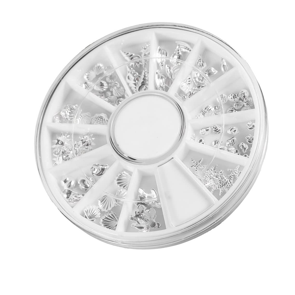 Металлические заклепки для ногтей Beavorty 120 шт, разные формы и узоры для маникюра, фото №1