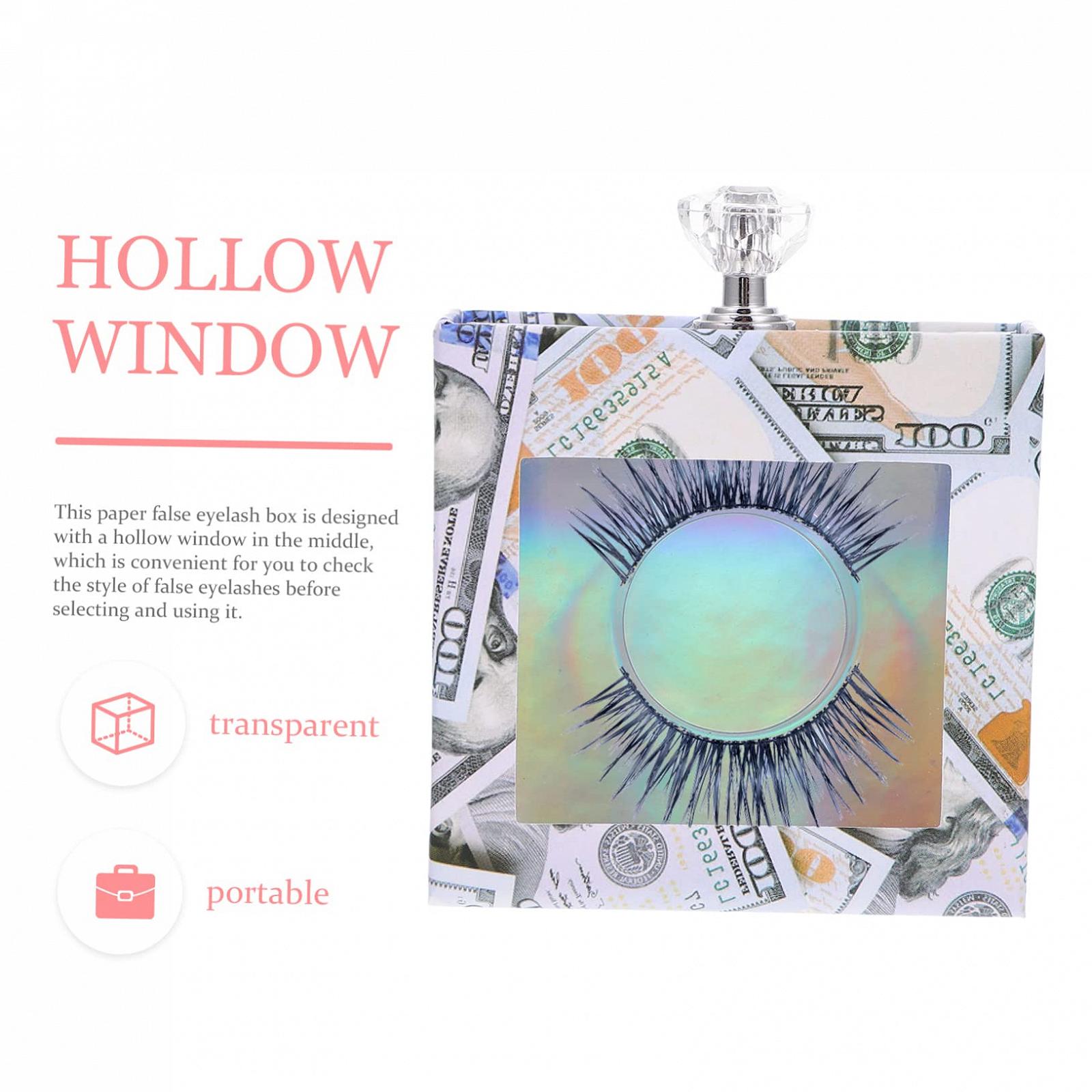 Контейнер для вій Angoily Упаковка вікно 3D Висувний, фото №2 Контейнер для вій Angoily Упаковка вікно 3D Висувний, фото №2