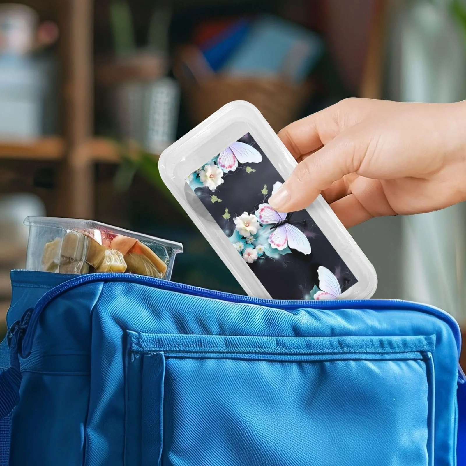 Дитячий Набір з Трьох Предметів з Малюнком Метелика, фото №7 Дитячий Набір з Трьох Предметів з Малюнком Метелика, фото №7