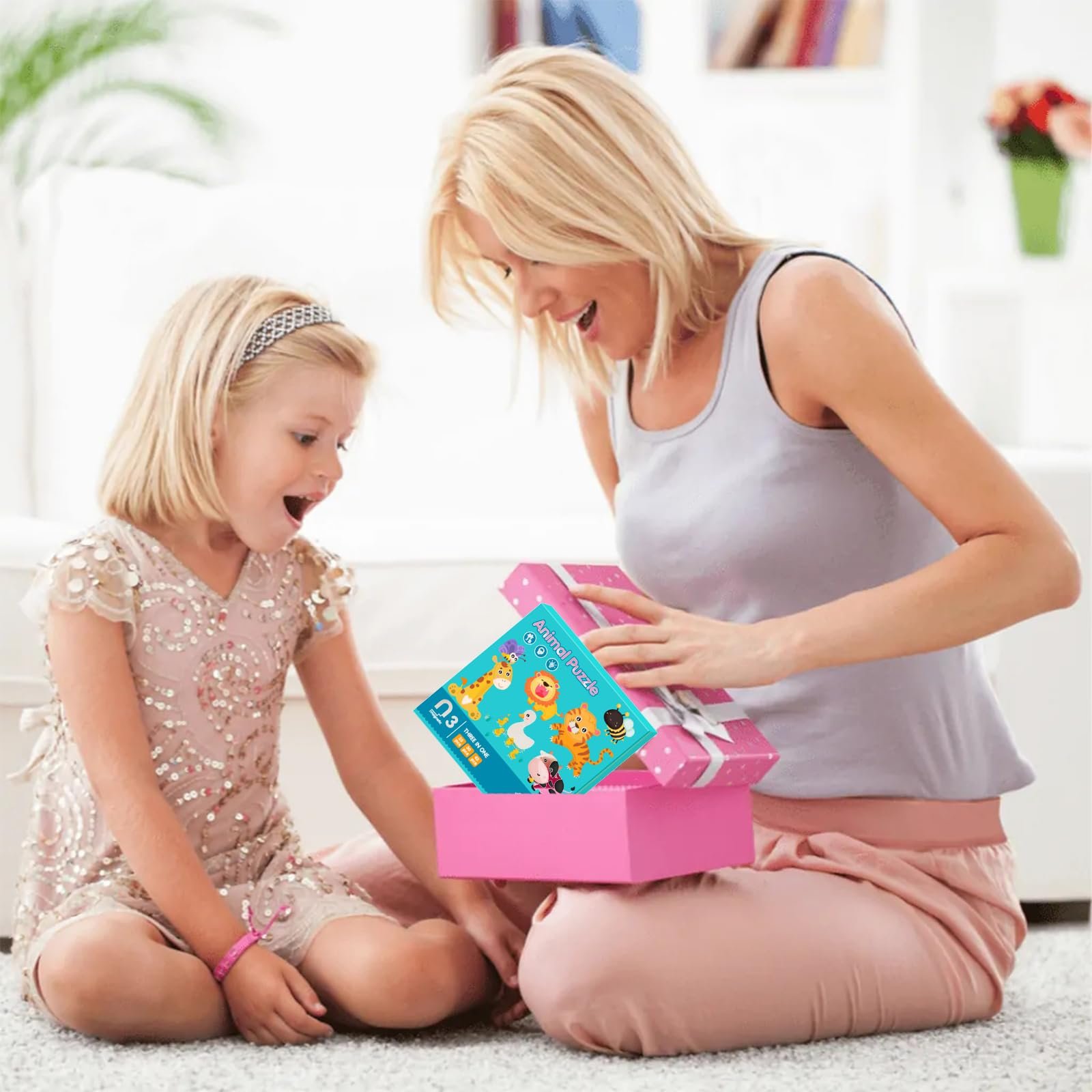 Магнитный пазл Животные для детей 3-5 лет развивающий, фото №7