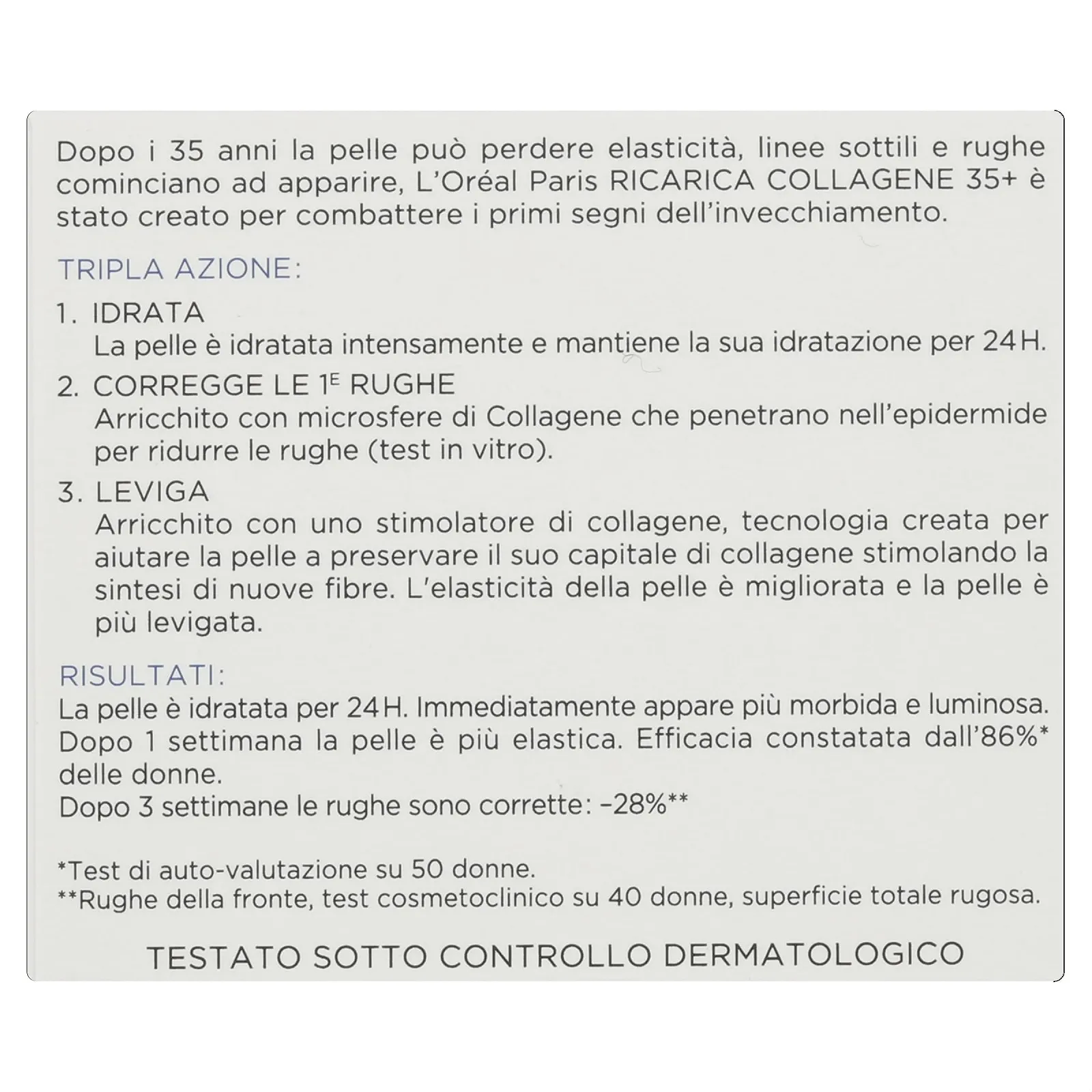Крем для обличчя L'Oreal Active Anti-Wrinkle Collagen G + N + 35Y.O. проти зморщок 50 мл, фото №2