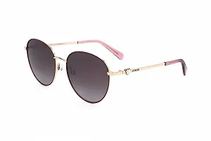 Сонцезахисні окуляри MOSCHINO LOVE Жіночі MOL074/S, Бордовий/Золотий, 70 - Фото 1