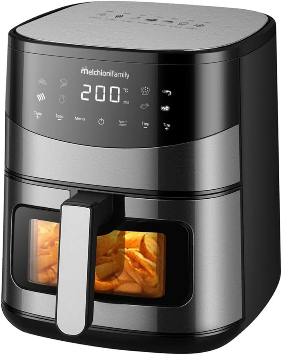 Мультипіч Melchioni Family Arianna 6.5 л 2100 Вт LED дисплей 8 програм Чорна, фото №2 Мультипіч Melchioni Family Arianna 6.5 л 2100 Вт LED дисплей 8 програм Чорна, фото №2