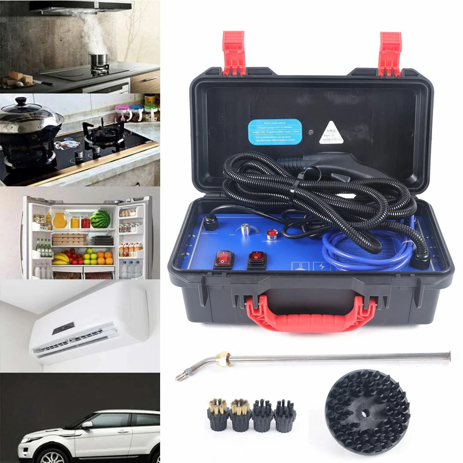 Пароочисник 3000W 220V, фото №5