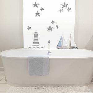 Наклейка на стіну Wandkings Lighthouse and Starfish Set Small 33 кольори synthetic.ua - Фото 1
