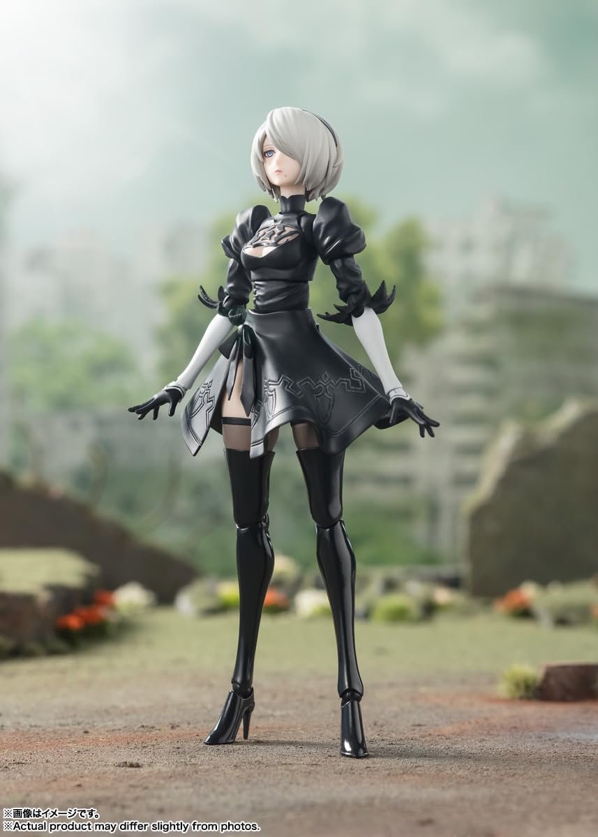 Екшн-фігурка Bandai Spirits S.H.Figuarts 2B NieR:Automata Ver1.1a, фото №6
