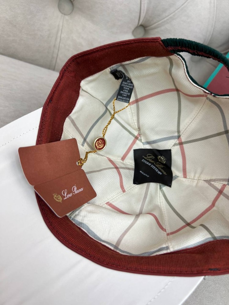 Кепка Loro Piana темно-зелена gu605, фото №4