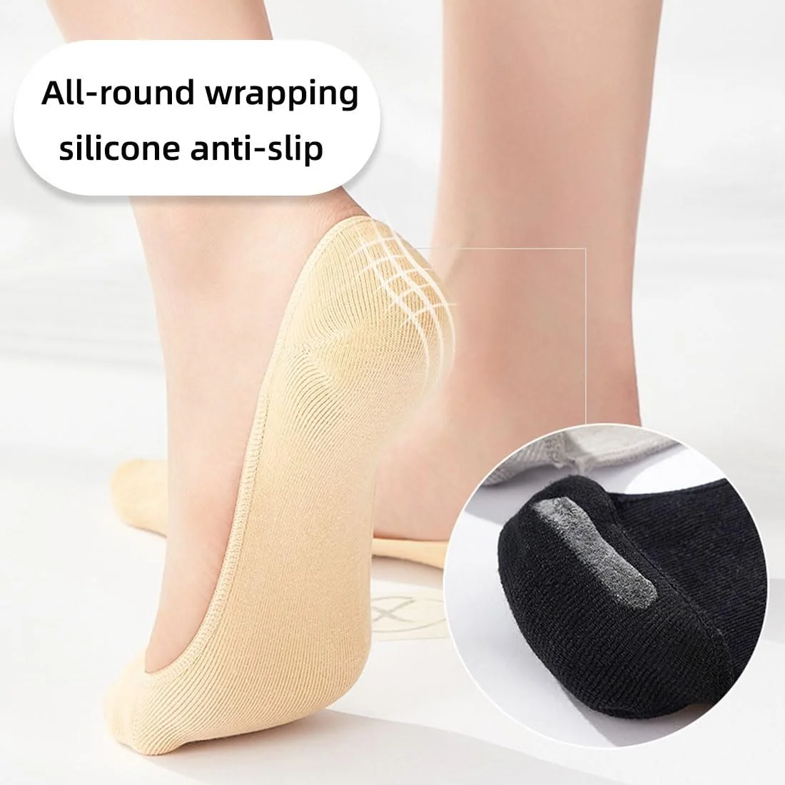 Шкарпетки Жіночі Дихаючі Шкарпетки-слідки Невидимі Розмір 36-40, фото №3