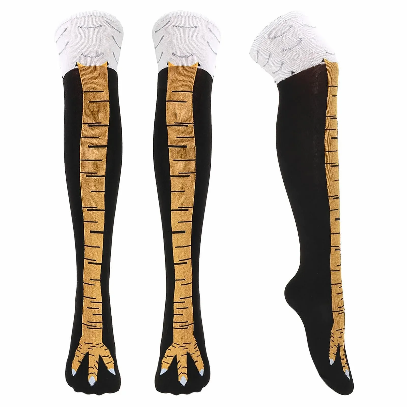 Шкарпетки з курячими лапами, Чорний, M, фото №7