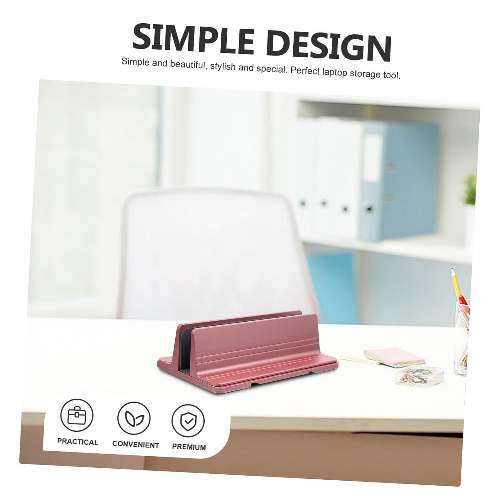 Вертикальна Підставка для Ноутбука Happyyami Алюмінієва Регульована З Антиподряпинним Покриттям Стабільна та Портативна, фото №5