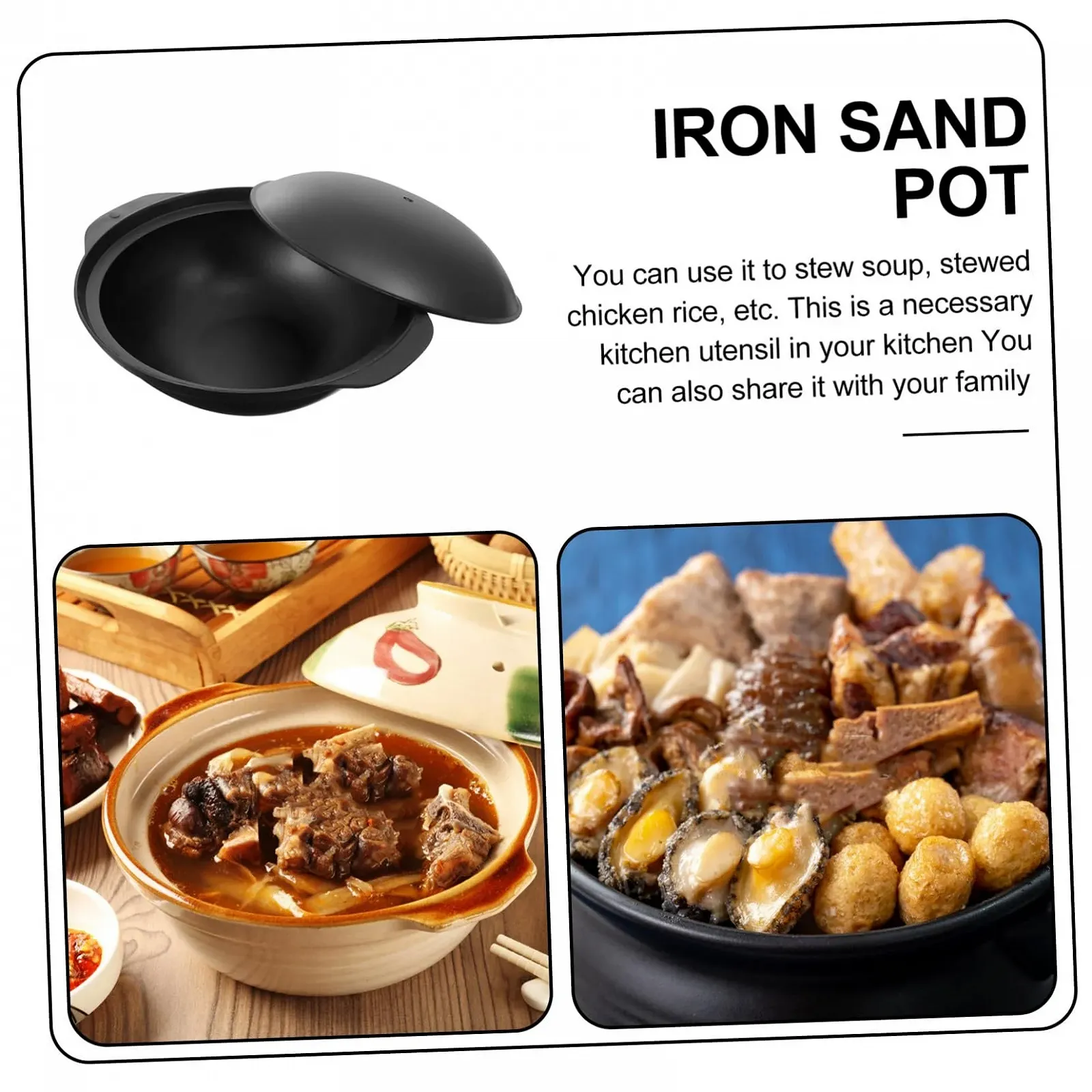 Каструля-сотейник Sosoport з литого алюмінію з кришкою висока термостійкість, фото №8