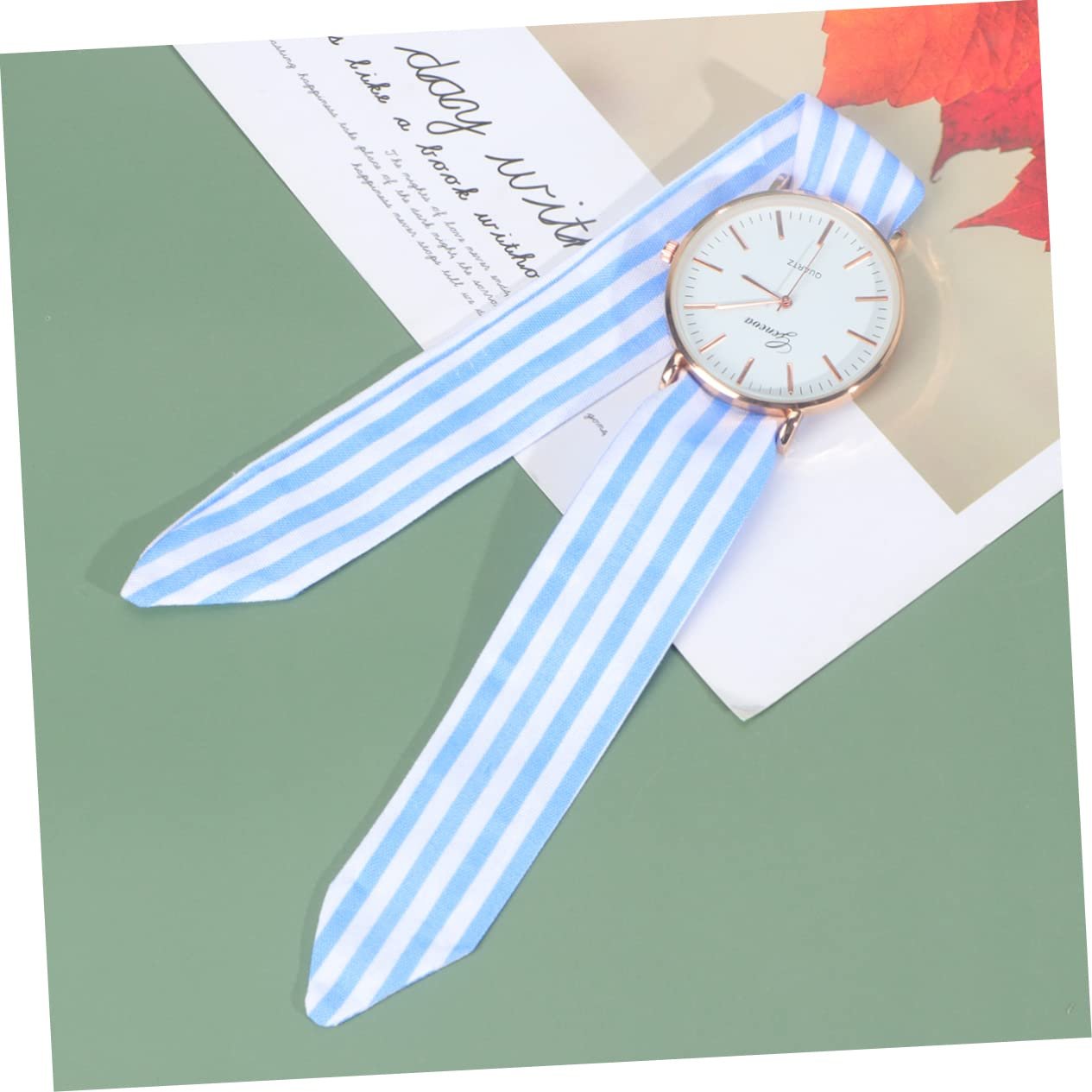 Годинник з бантом LIFKOME поліестер - жіночий кварцовий наручний годинник, блакитний, фото №7 Годинник з бантом LIFKOME поліестер - жіночий кварцовий наручний годинник, блакитний, фото №7